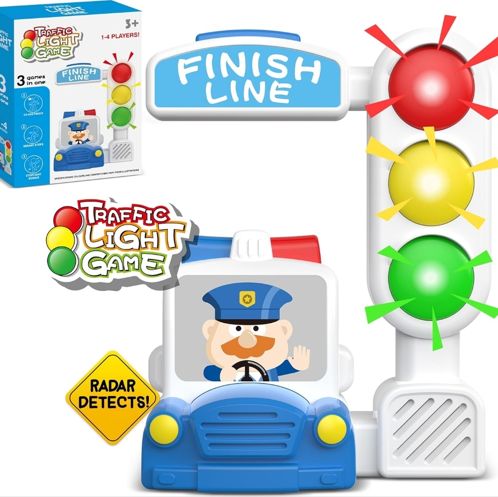 Traffic Light Game - Interactive 3 Games In One Kids